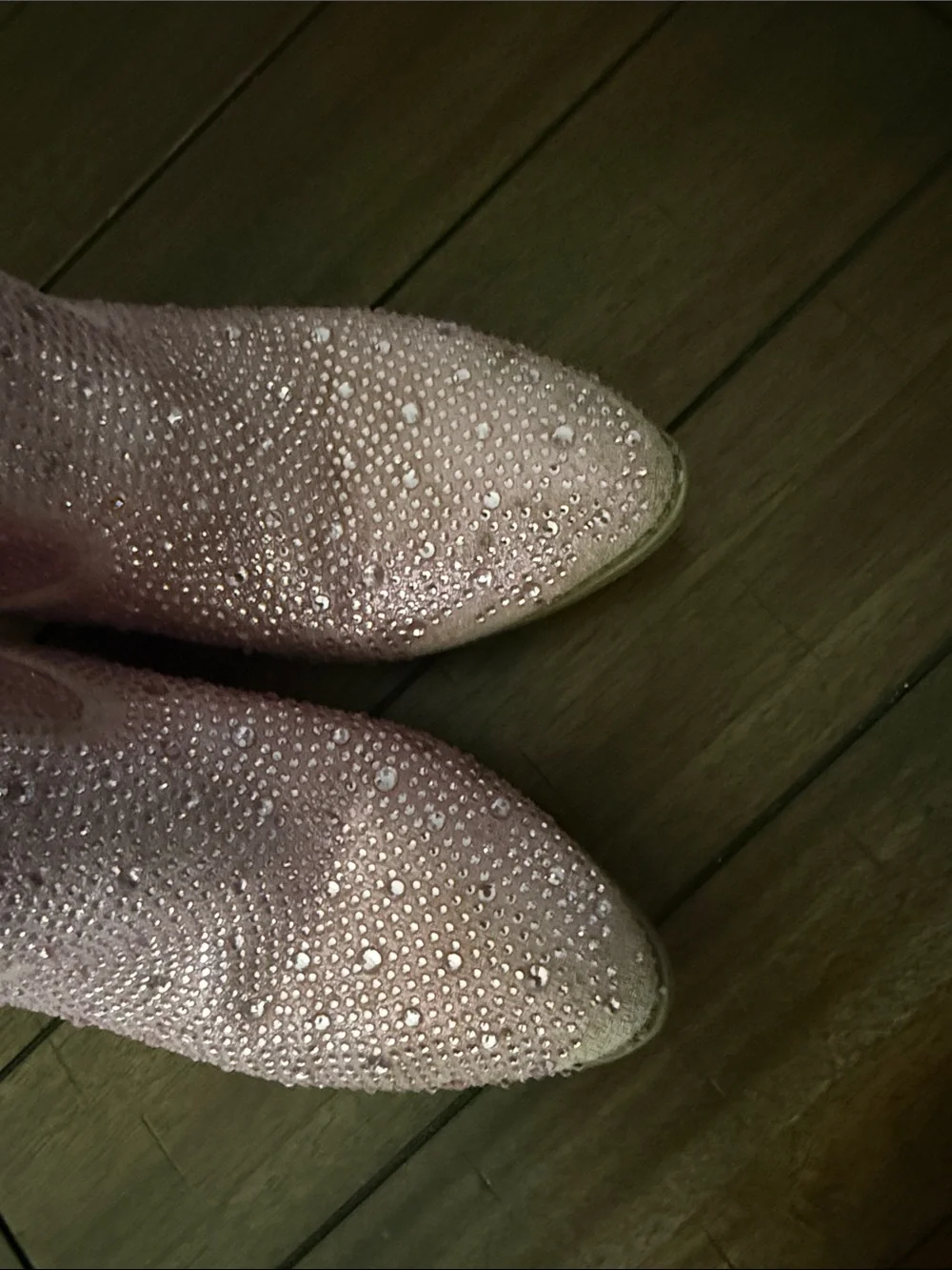 Sparkle Pink kids Western Ankle Boots